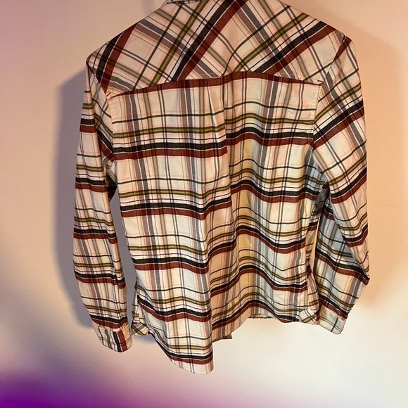 LLBean Women's Medium Flannel Perfect Condition - Picture 2 of 3